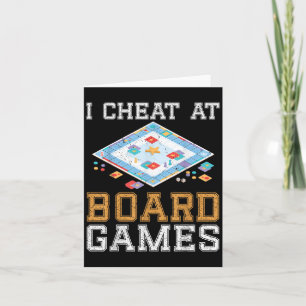 I Cheat at Board Spiel Funny Host Gewinner Cheater Karte