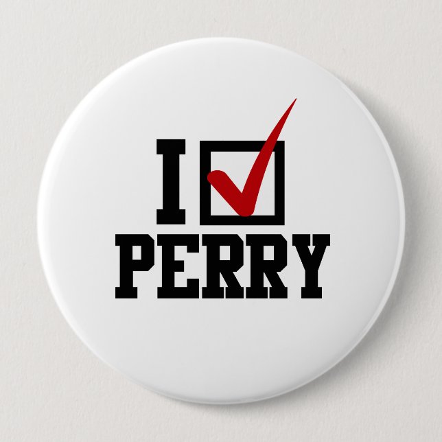 I CHECKMARK RICK PERRY BUTTON (Vorderseite)