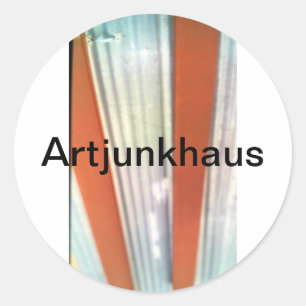 "I-Chinati" Marfa I-Ching Hankamer Artjunkhaus Spa Runder Aufkleber