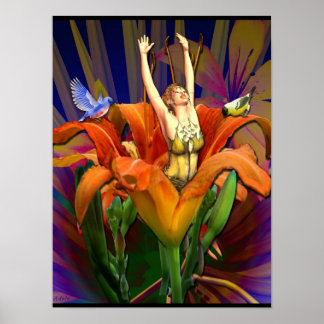 I Ching Meditations, Ziffer 12, Stillstand Poster