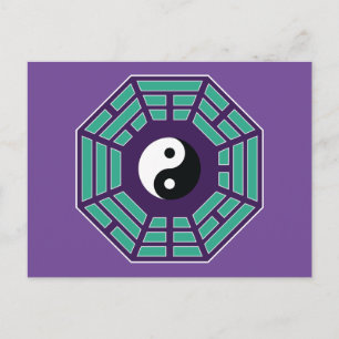 I Ching Yin Yang Postkarte