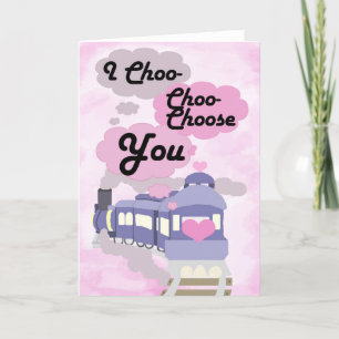 I Choo Choo Feiertagskarte