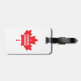 I Choose Canada Luggage Tag Gepäckanhänger