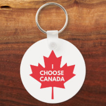 I Choose Canada Schlüsselanhänger