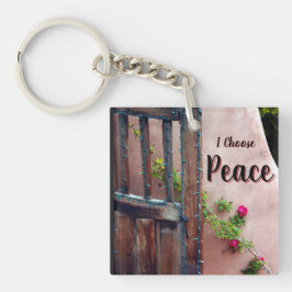 I Choose Peace Acrylic Keychain Schlüsselanhänger