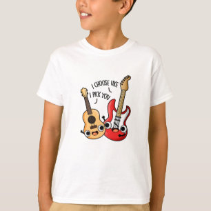 I Choose Uke I Pick You Funny Guitar Ukulele Pub T-Shirt