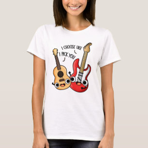 I Choose Uke I Pick You Funny Guitar Ukulele Pub T-Shirt