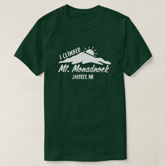 I Climbed Mount Monadnock Shirt (Design vorne)