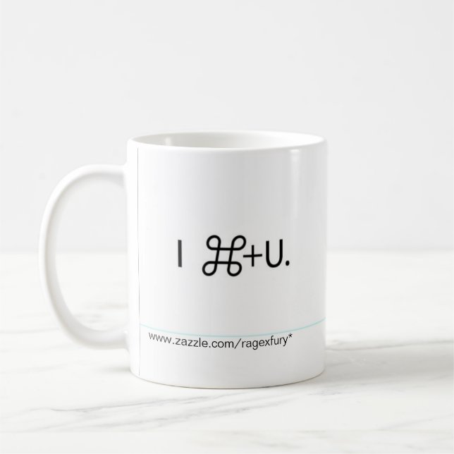 I Cmd+U. Kaffeetasse (Links)