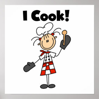 I Cook - Koch von Frauen Poster