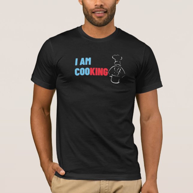 I Cooking Kitchen King Funny Koch Koch 2 T-Shirt (Vorderseite)