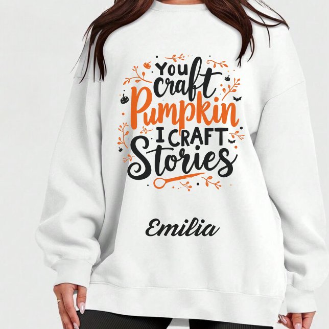 I Craft Stories Halloween Custom Tshirt for Writer (Von Creator hochgeladen)