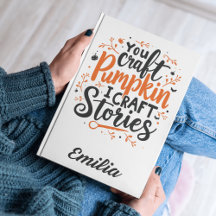 I Craft Stories Name Halloween Notebook für Schrif