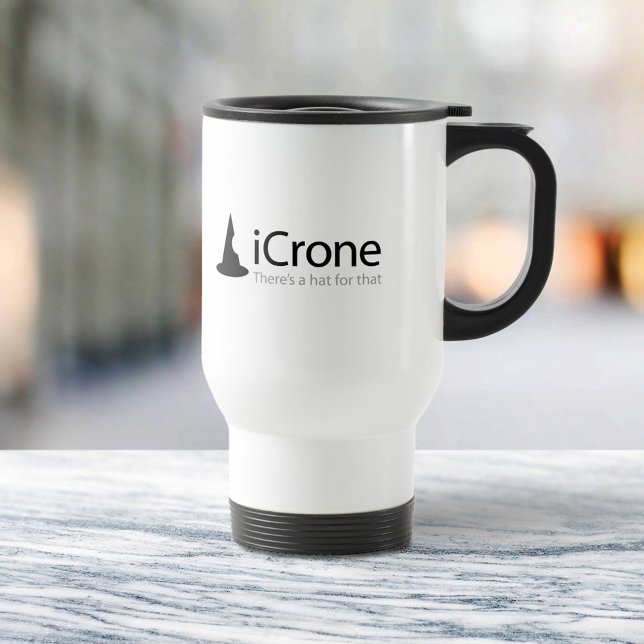 i Crone - Dafür gibt es einen Hut Reisebecher (Von Creator hochgeladen)