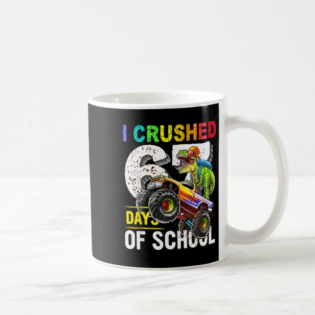 I Crushed 67 Days Of School Funny Six Seven Meme B Kaffeetasse (Rechts)