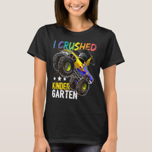 I Crushed Kindergarten Geschenk Abschluss Boys Mon T-Shirt