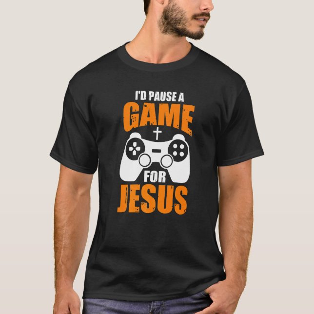 I D Pause A Game For Jess Games T-Shirt (Vorderseite)