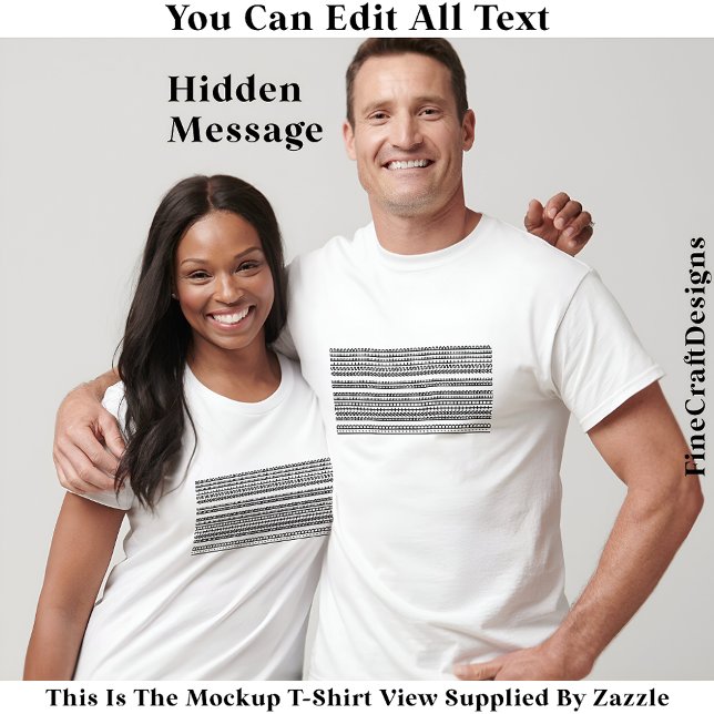 I’d Rather Be Asleep Hidden Message 086 Funny  T-Shirt (Von Creator hochgeladen)