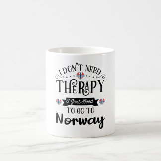I darunter: Need Therapy I Just Need To Go To Norw Kaffeetasse