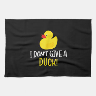 I Davon Give a Duck Funny Rubber Duck Men Women Geschirrtuch