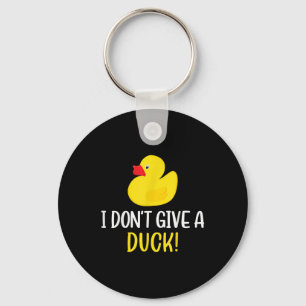 I Davon Give a Duck Funny Rubber Duck Men Women Schlüsselanhänger
