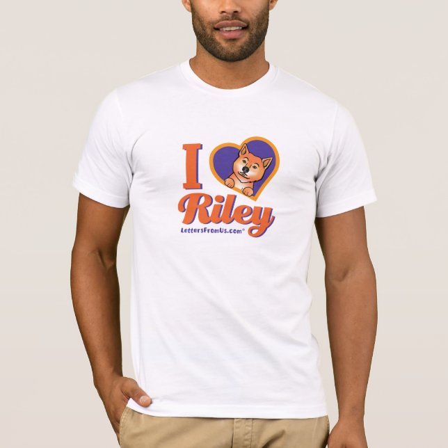 I der Männer "Herz-" Riley-T - Shirt (Vorderseite)