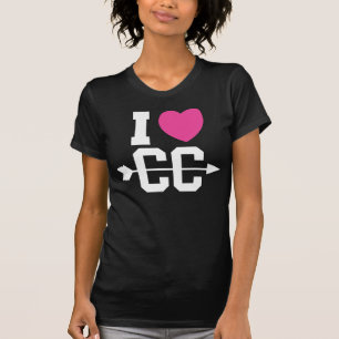 I der T - Shirt der Liebe-Querland-dunklen Frauen