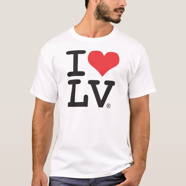 I DER T - SHIRT DER MÄNNER DER LIEBE-LV® (Vorderseite)