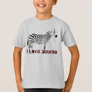 I der T - Shirt des Liebezebras-Kindes