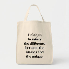 I Design Lebensmittelgeschäft Tote Bag Tragetasche