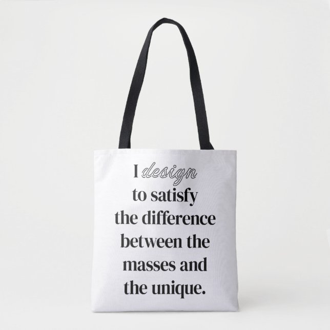 I Design Schultertasche (Vorderseite)