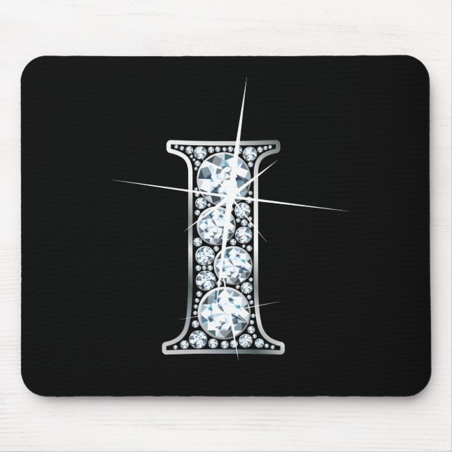 "I" Diamond Bling Mousepad (Vorne)