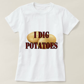 I Dickato Kartoffeln Spud Tuber Gemüse T-Shirt