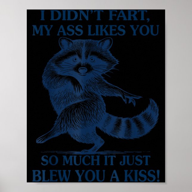 I Didn't Fart My Likes You So Much It Just Blew Yo Poster (Vorne)