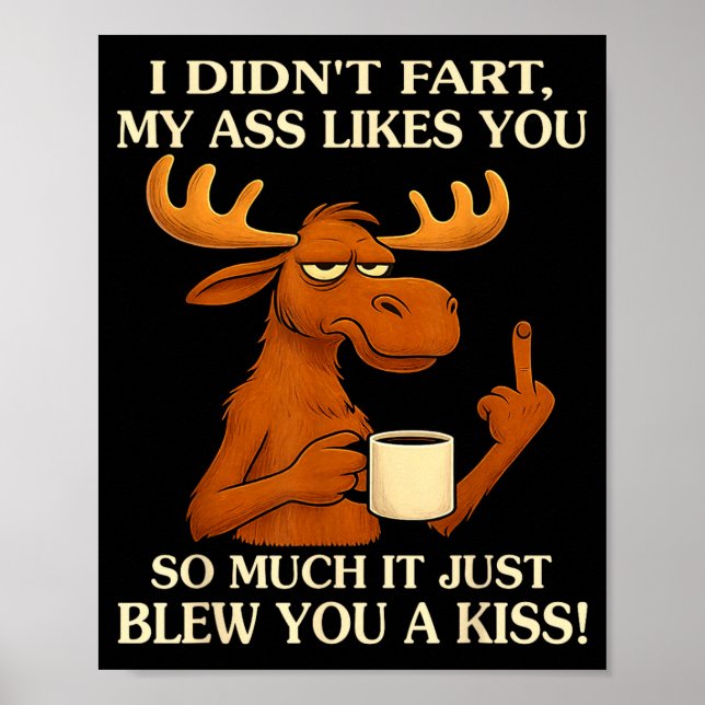 I Didn't Fart My Likes You So Much It Just Blew Yo Poster (Vorne)