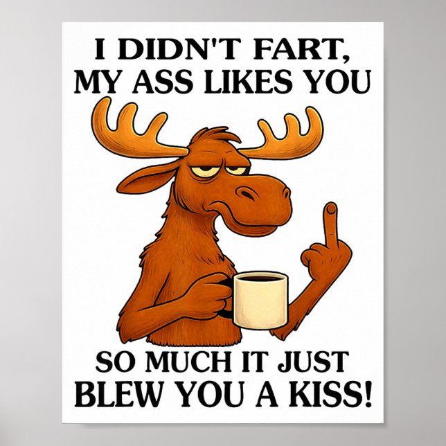 I Didn't Fart My Likes You So Much It Just Blew Yo Poster (Vorne)