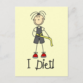 I Diet Tshirts und Geschenke Postkarte