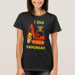 I Dig Hanukkah Krane Bau Kids Chanukah Pa T-Shirt<br><div class="desc">I Dig Hanukkah Krane Bau Kids Chanukah Pajamas 1.</div>
