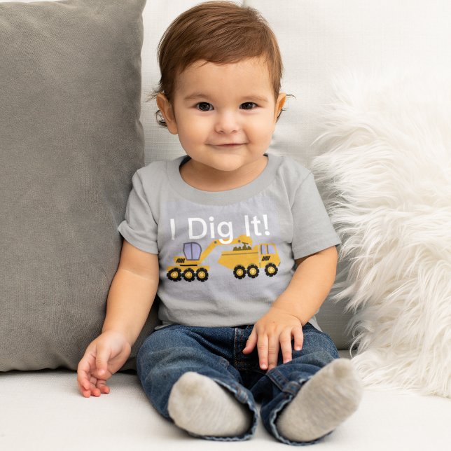 I Dig IT Design - Baby Fine Jersey T - Shirt (Von Creator hochgeladen)