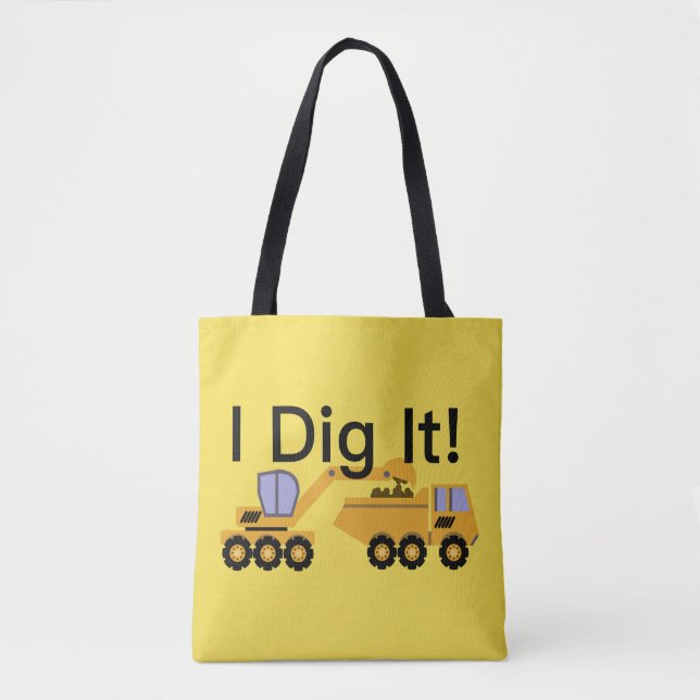 I Dig It Design - Custom All-Over-Print Tote Bag (Vorderseite)