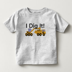 I Dig It Design - Kleinkind Fine Jersey T - Shirt