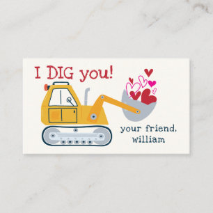 I Dig You Digger Valentine Gefallen Tags