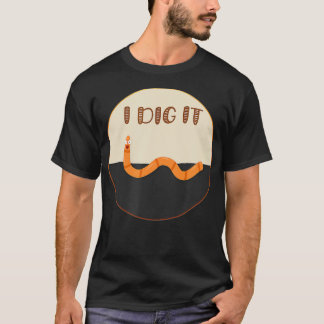 I Diit Niedlich Worm Lover Compost Garening Lover T-Shirt