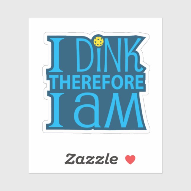 I Dink Aufkleber (Blatt)