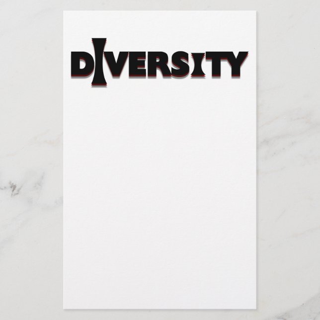 I Diversity Stationery Briefpapier (Vorderseite)