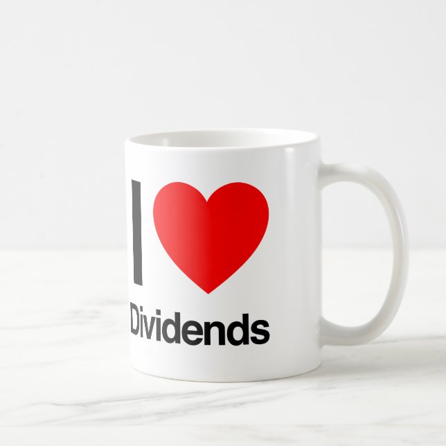 i Dividenden aus Lieben Tasse (Rechts)