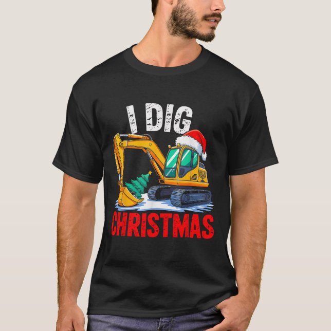 I Diving Weihnachtsgrabbau Xmas Toddle T-Shirt (Vorderseite)
