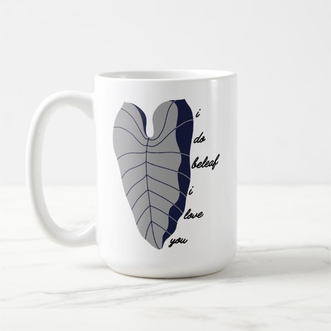 i do beleaf i Liebe Sie Kaffeetasse (Links)