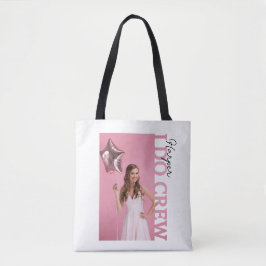 I Do Crew Bride Party Photo Tote Bag | Personalise