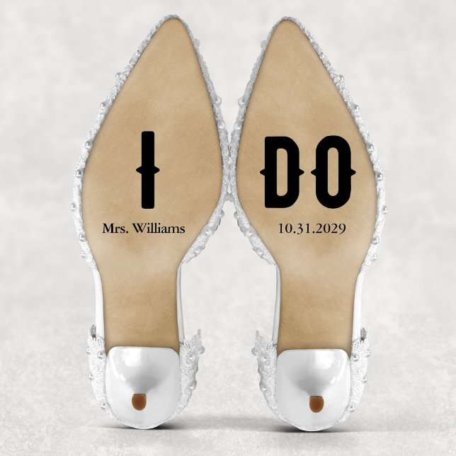 I Do Gothic Bride Wedding Shoes Custom Aufkleber (I Do Gothic Bride Wedding Shoes Custom Sticker
)